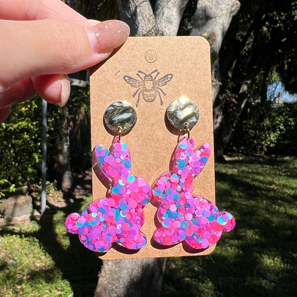Easter Bunny Earrings • Bunny Earrings • Bunny Lovers •